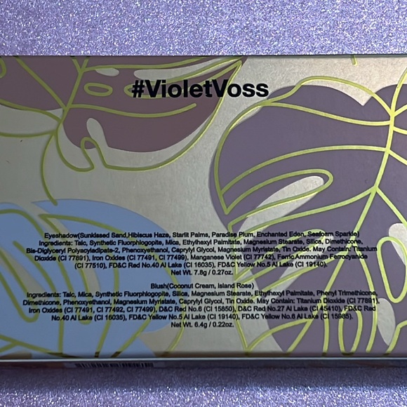 VIOLET VOSS PRETTY IN PARADISE ALL IN ONE FACE PALETTE - NEW - Picture 5 of 5